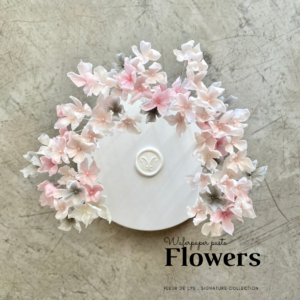 WAFER PAPER PASTE FLOWERS - SET OF 50